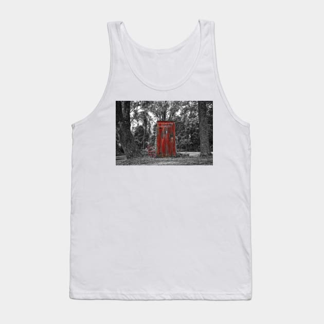 Outhouse In The Woods Tank Top by JimDeFazioPhotography